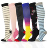 Chaussettes de compression Kawaii Striped Hope - 6 paires - HelloSock France